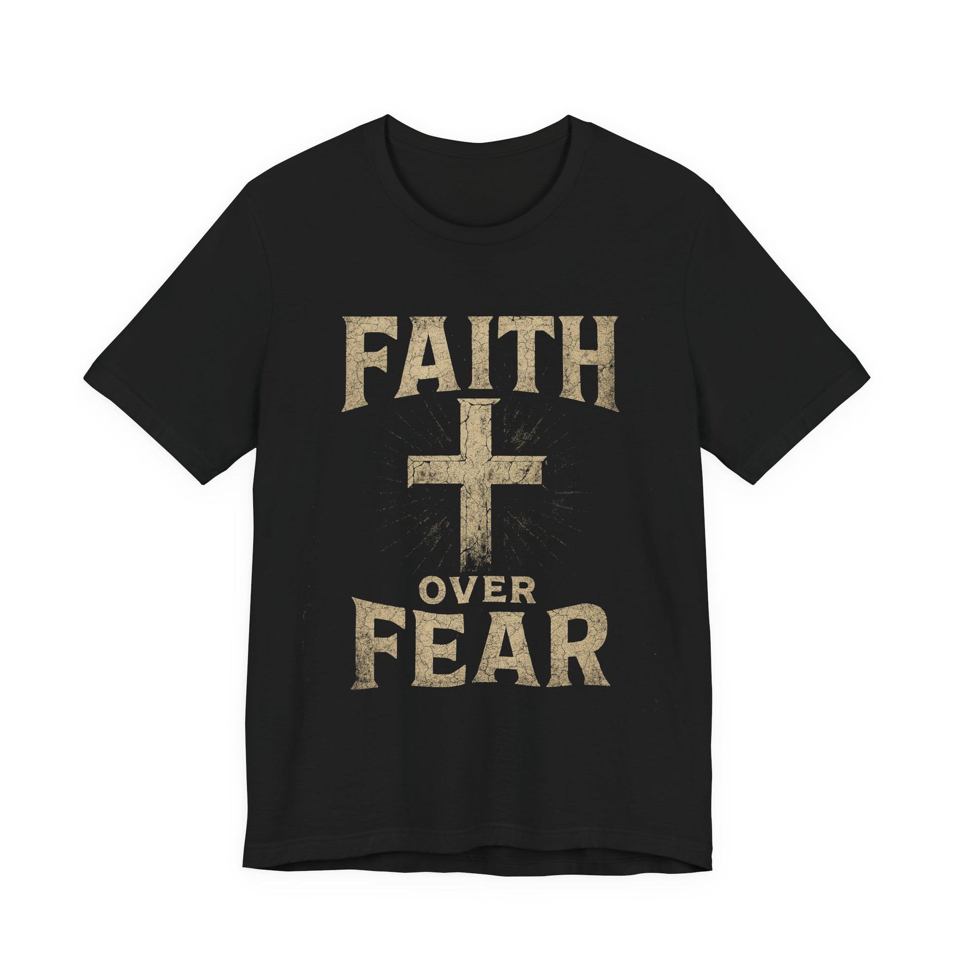 Faith Over Fear Tee, Inspirational Shirt, Christian Apparel, Everyday Wear, Gift for Believers, Faith-Based Clothing