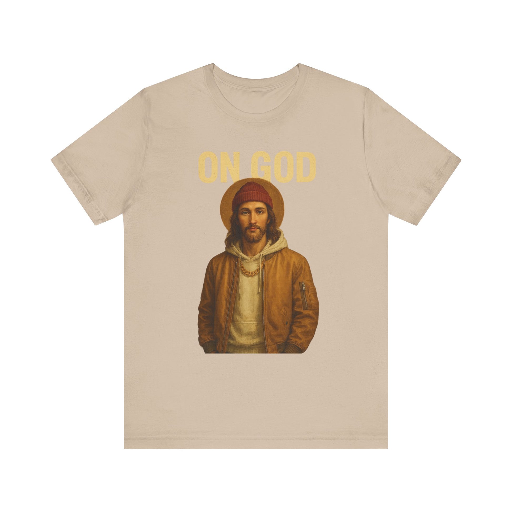 ON GOD Graphic Unisex Tee, Casual Everyday Shirt, Christian Humor Apparel, Gift for Believers, Trendy Streetwear