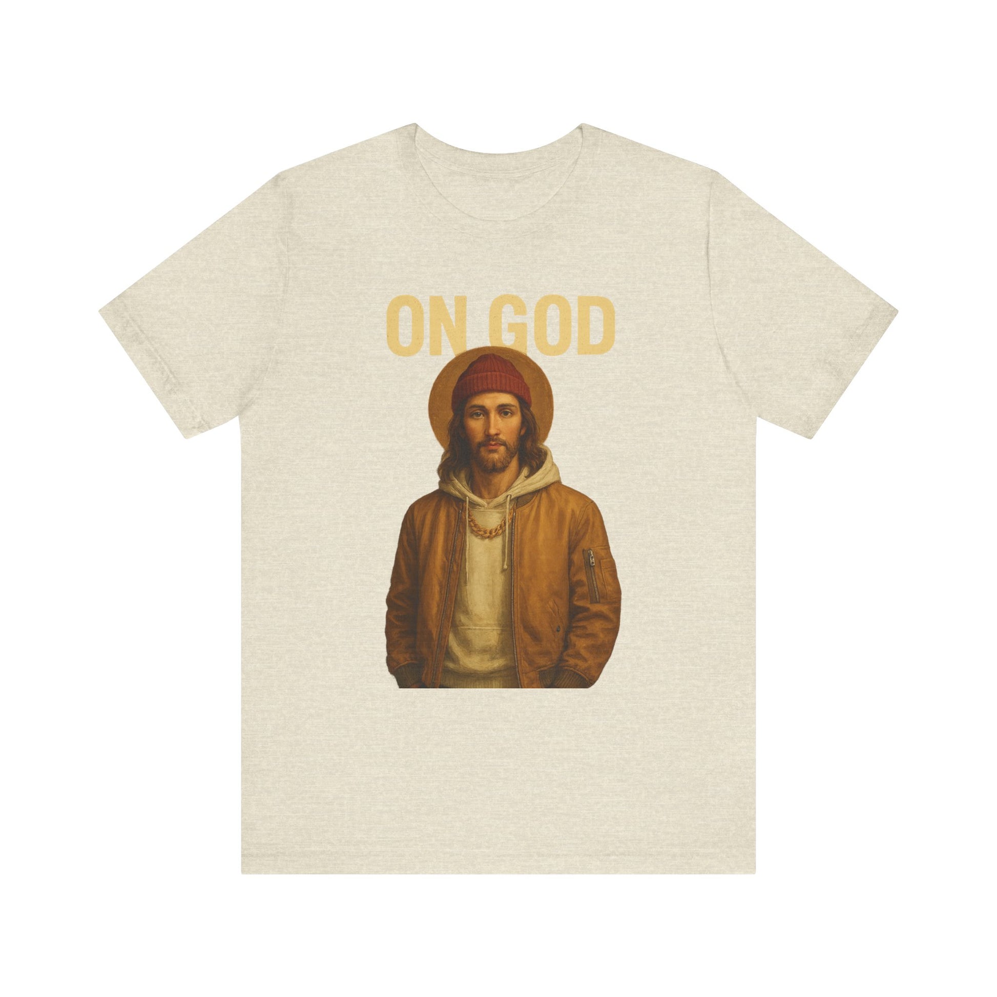 ON GOD Graphic Unisex Tee, Casual Everyday Shirt, Christian Humor Apparel, Gift for Believers, Trendy Streetwear