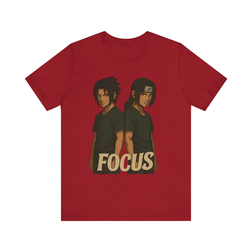 Focus Unisex Jersey Tee, Anime Shirt, Pop Culture Apparel, Gift for Fans, Casual Wear, Graphic Tee, Every Day Comfort