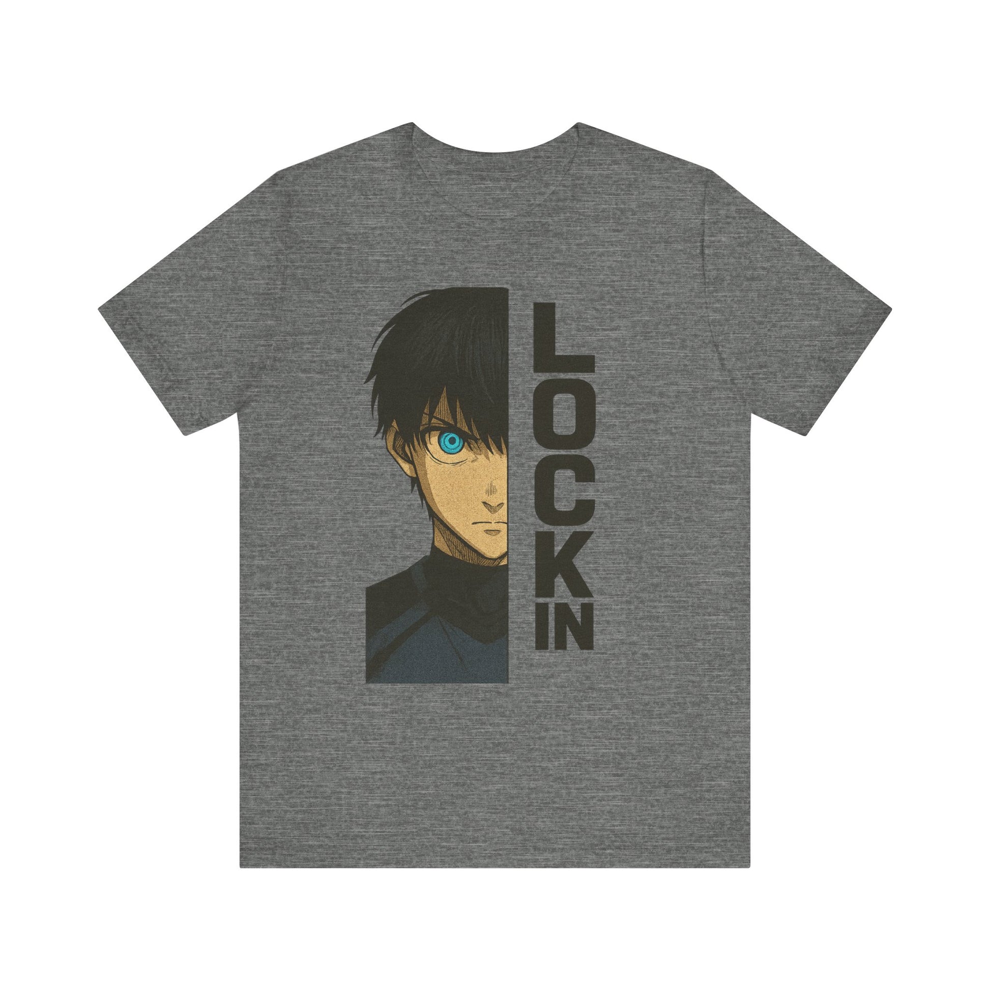 Lock In Unisex Tee, Casual Tee, Graphic T-Shirt, Gift for Fans, Anime Merch, Everyday Wear