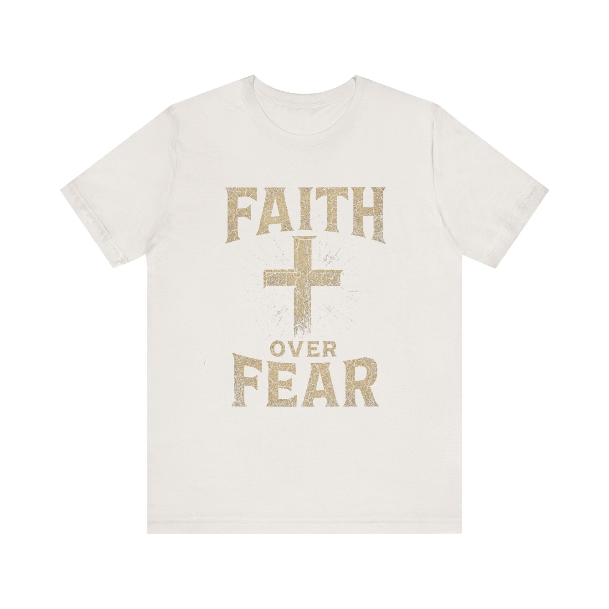 Faith Over Fear Tee, Inspirational Shirt, Christian Apparel, Everyday Wear, Gift for Believers, Faith-Based Clothing