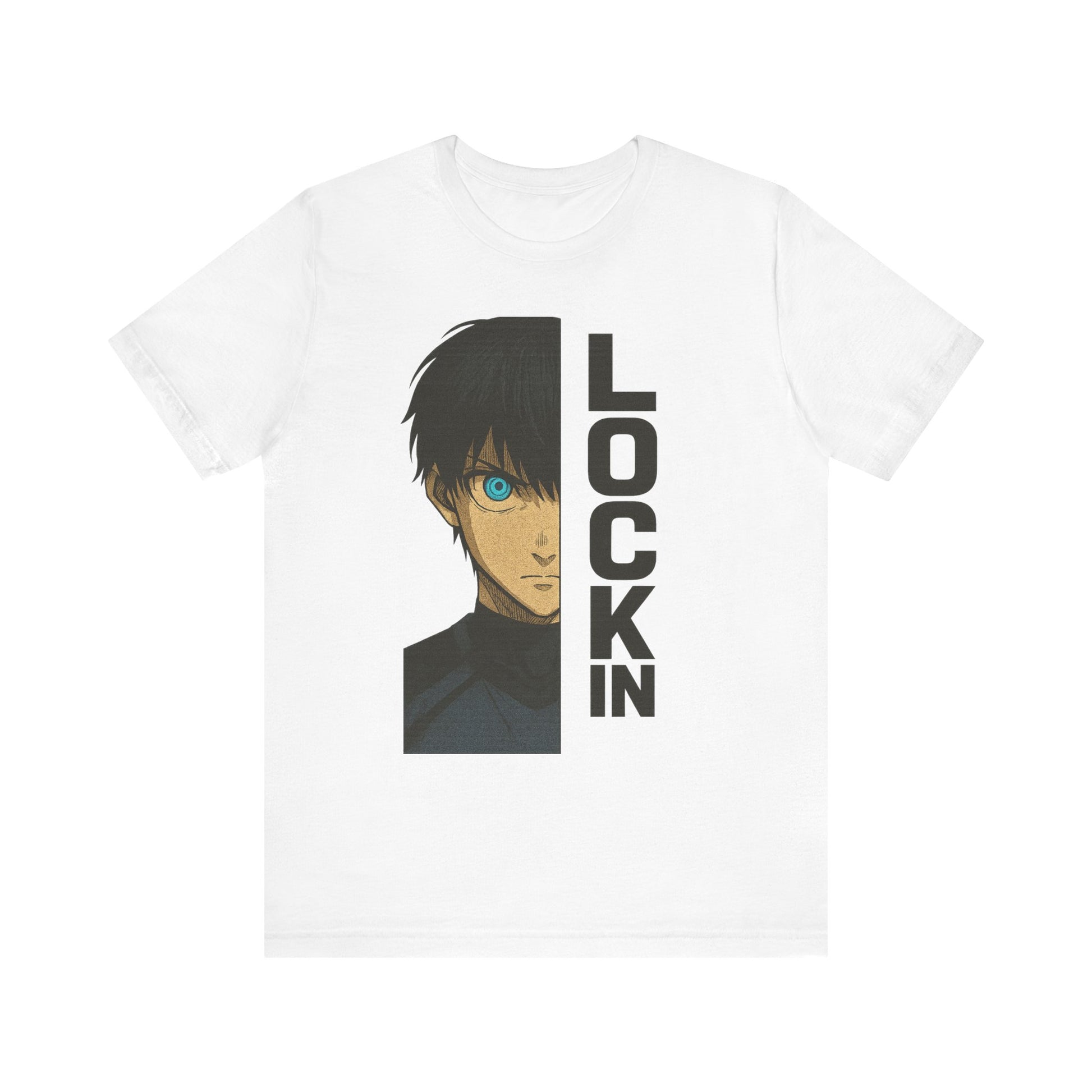 Lock In Unisex Tee, Casual Tee, Graphic T-Shirt, Gift for Fans, Anime Merch, Everyday Wear
