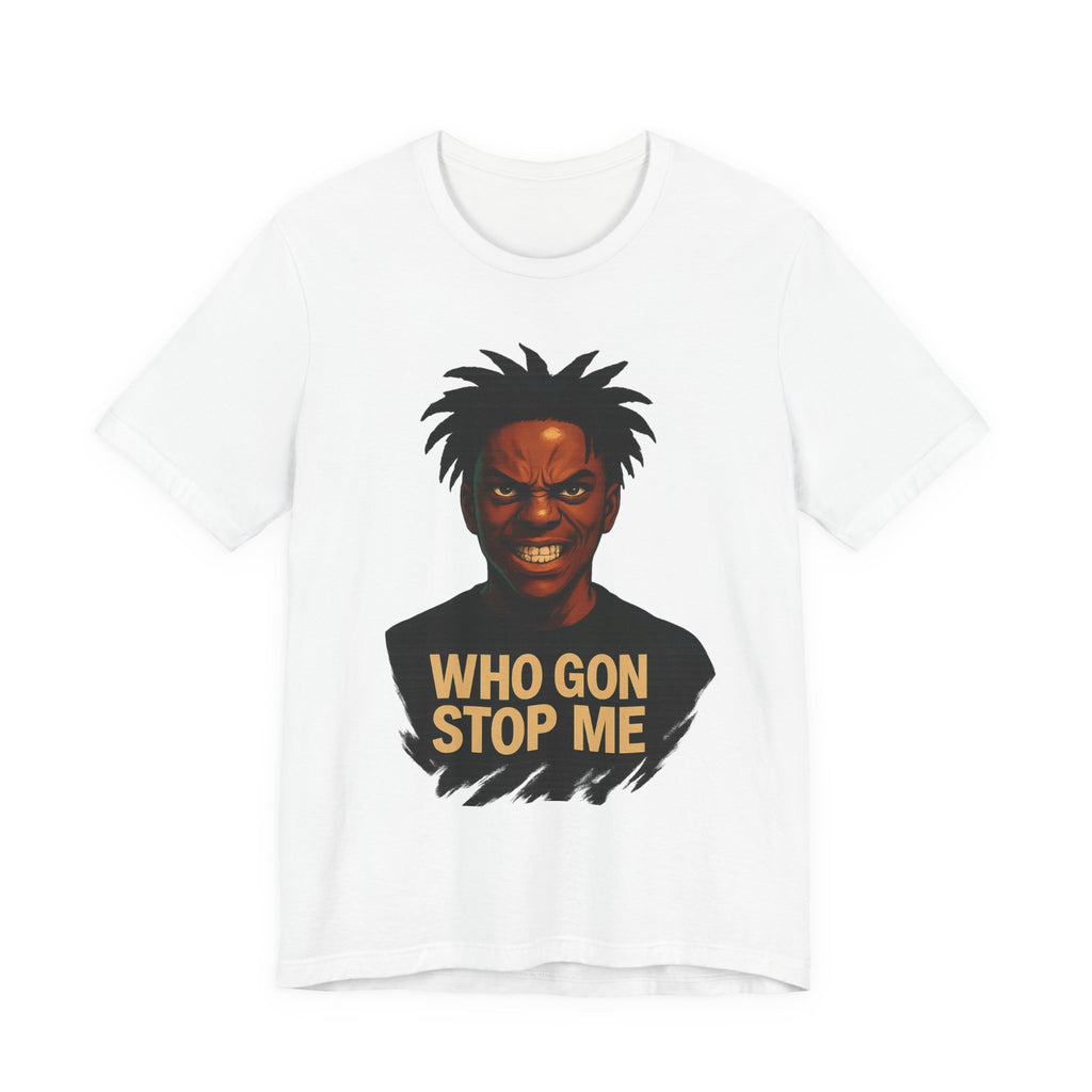 Ishowspeed Tee Bold Statement Tee - Who Gon Stop Me? - Unisex Jersey Short Sleeve, Perfect for Expressing Yourself, Casual Wear, Gifts for Friends, [...]