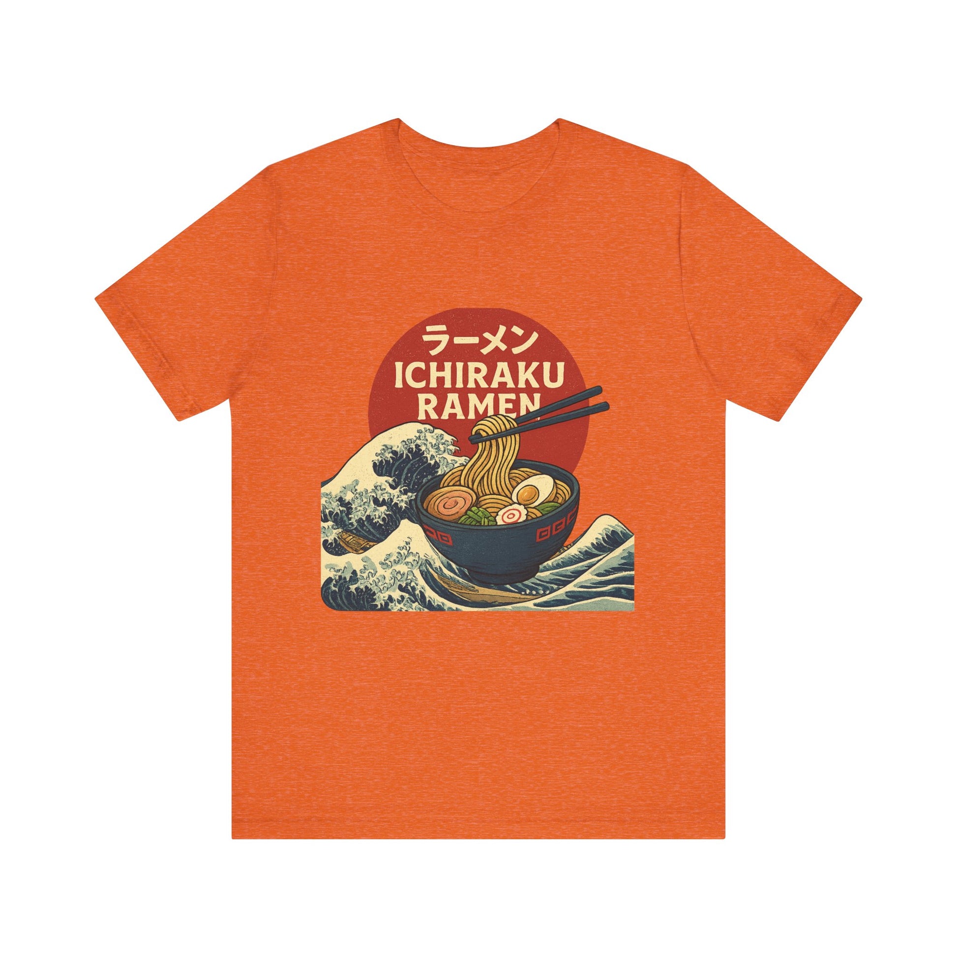 Naruto themed Ichiraku Ramen Unisex Tee, Cozy Anime Merch, Foodie Gift, Casual Streetwear, Perfect for Ramen Lovers, Unique Gift Idea