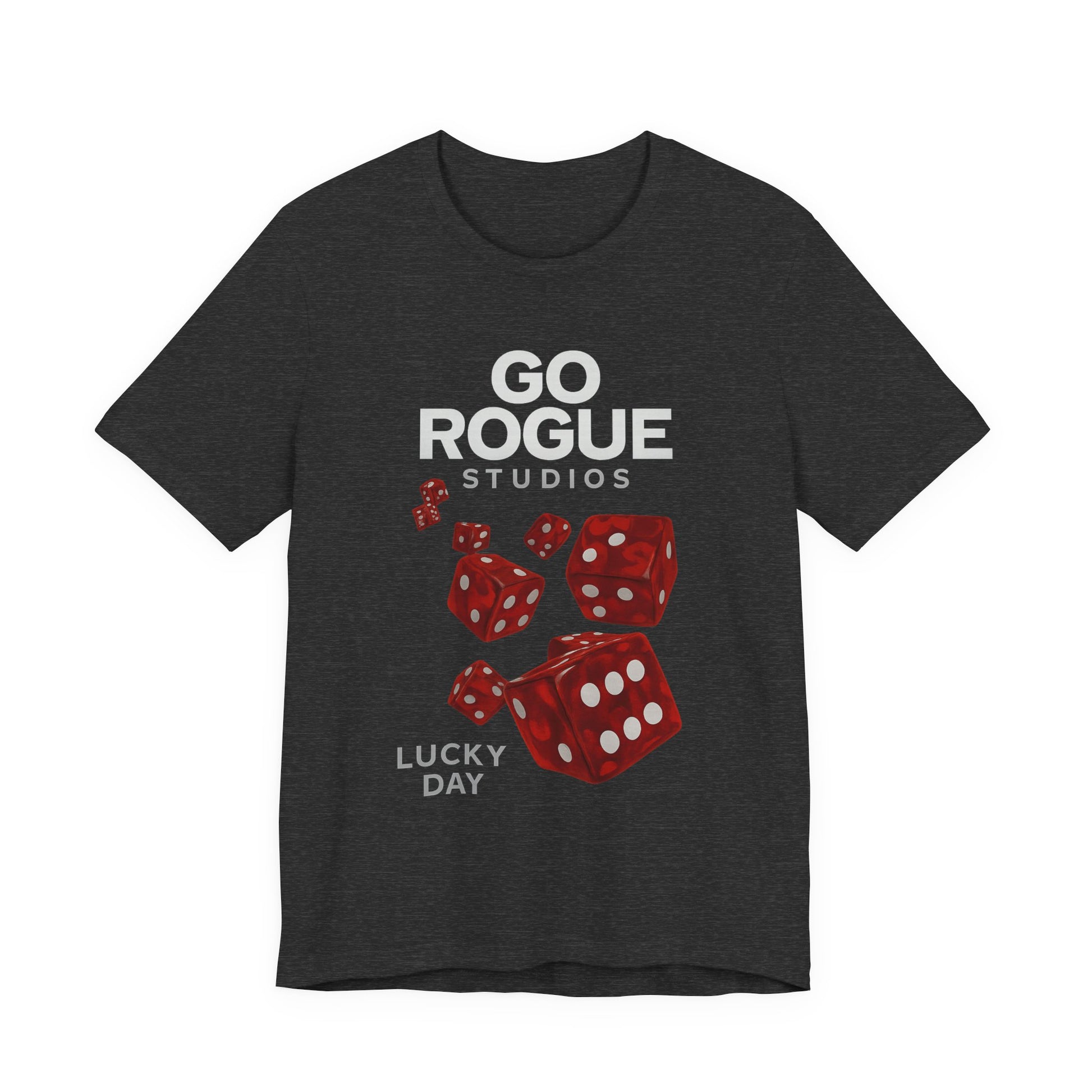 Lucky Day Dice Tee, Unisex Dice T-Shirt, Casual Game Night Shirt, Gamer Gift, Fun Lucky Everyday Wear