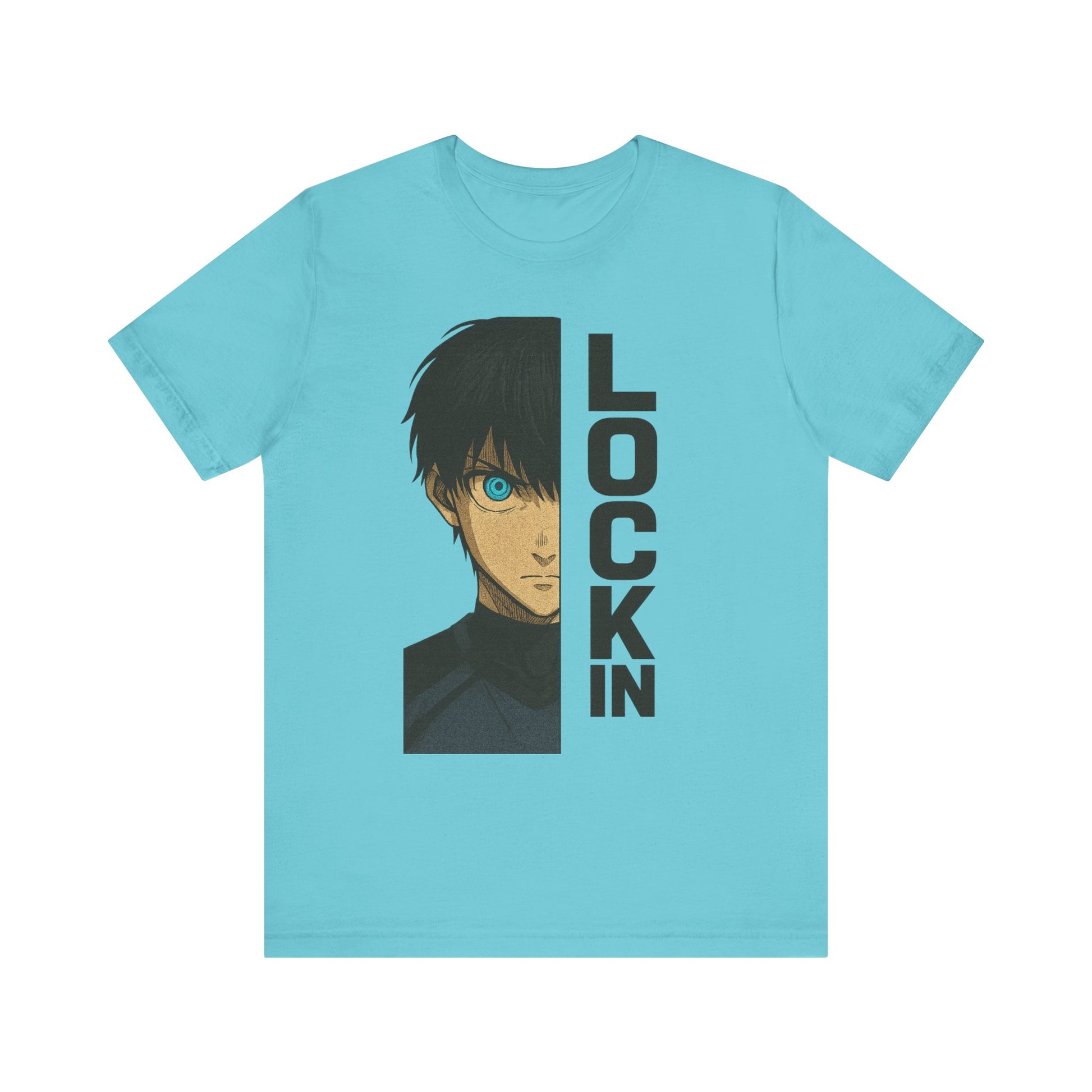Lock In Unisex Tee, Casual Tee, Graphic T-Shirt, Gift for Fans, Anime Merch, Everyday Wear