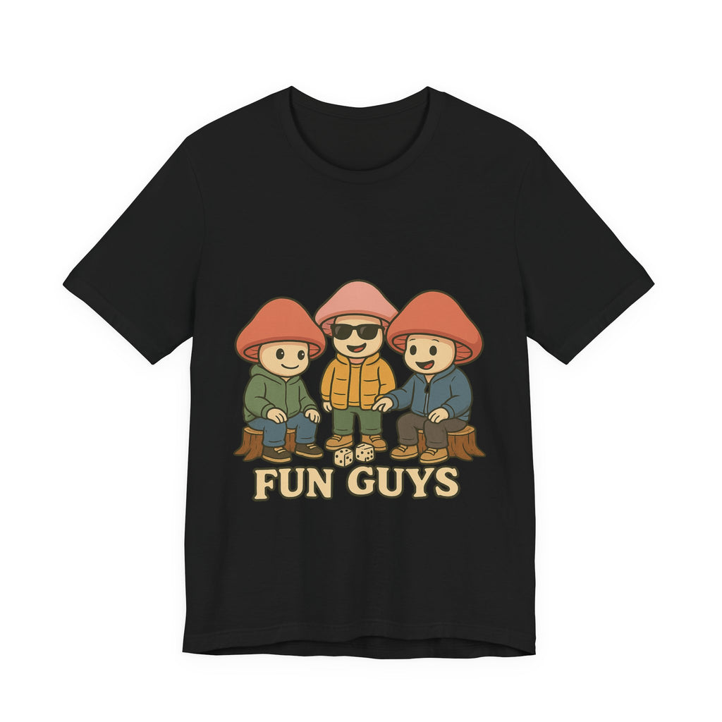 "Fun Guys" Unisex Tee - Whimsical Mushroom Graphic Shirt, Perfect for Nature Lovers, Gifts for Friends, Casual Wear, Mushroom [...]