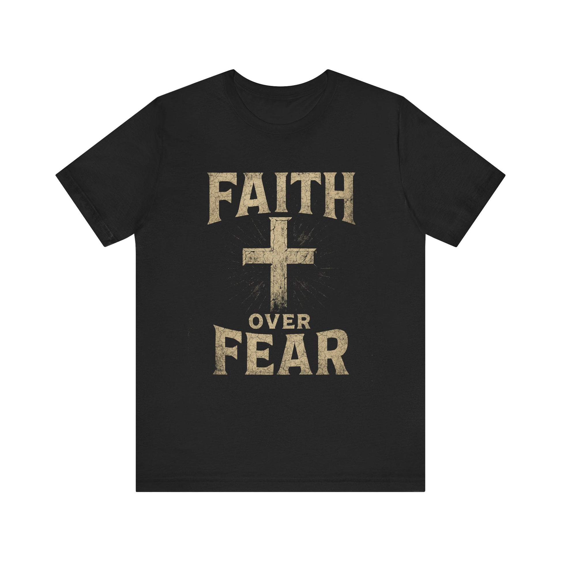 Faith Over Fear Tee, Inspirational Shirt, Christian Apparel, Everyday Wear, Gift for Believers, Faith-Based Clothing