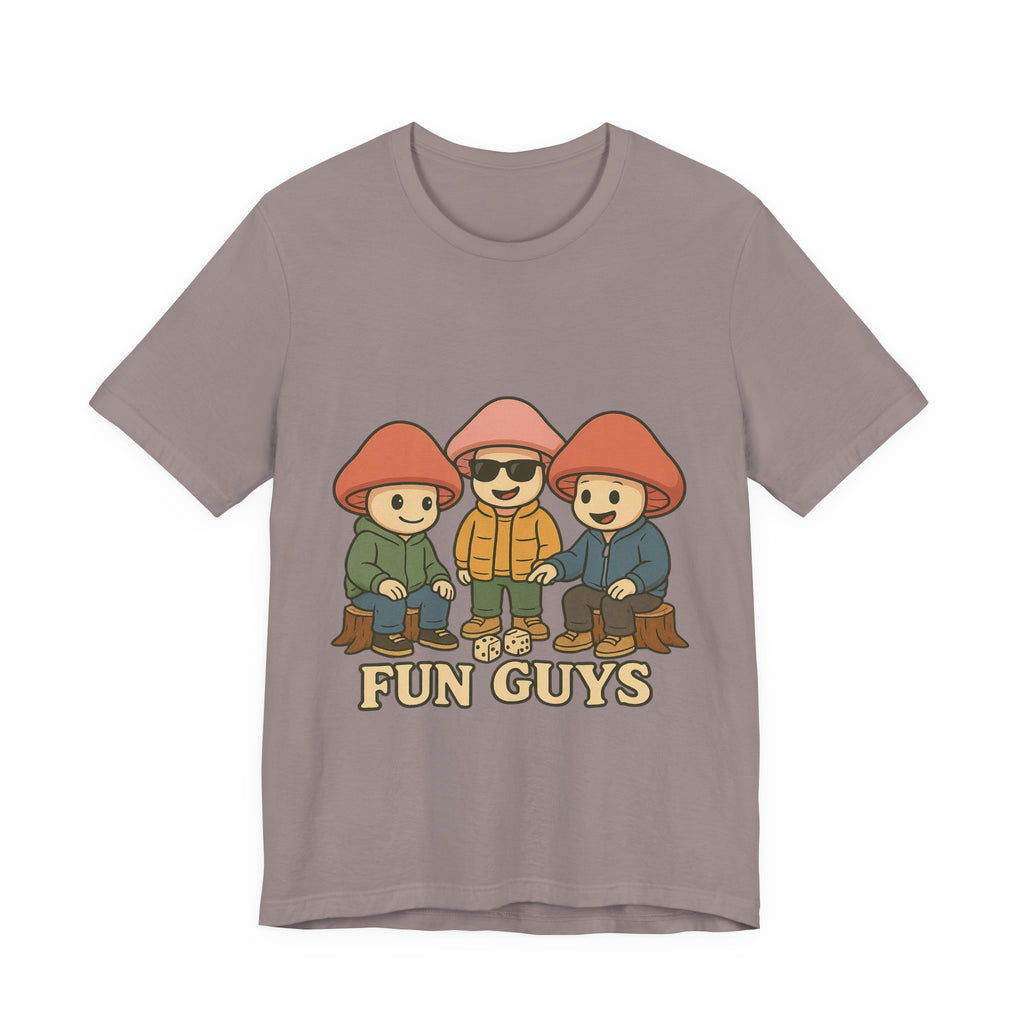 "Fun Guys" Unisex Tee - Whimsical Mushroom Graphic Shirt, Perfect for Nature Lovers, Gifts for Friends, Casual Wear, Mushroom [...]