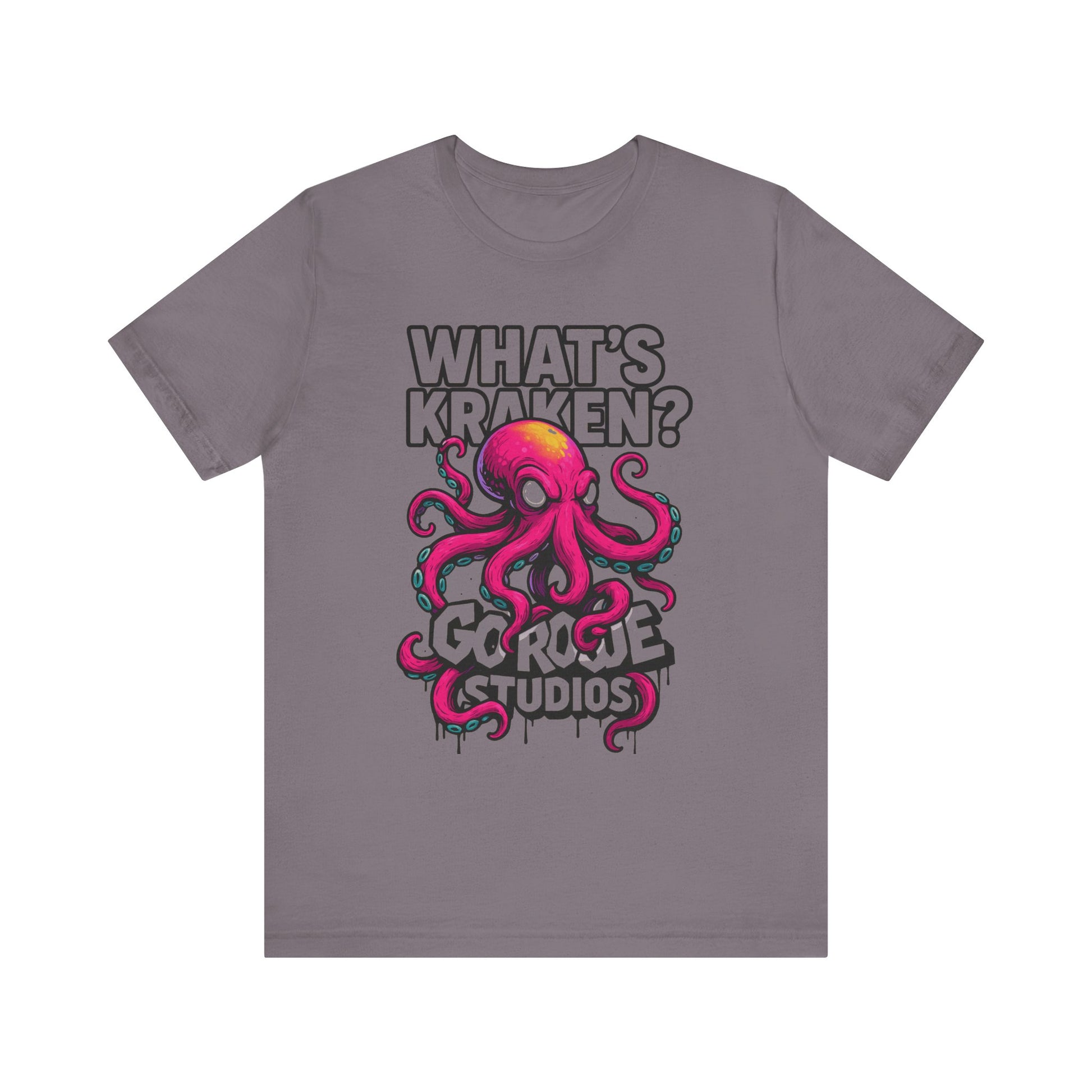 What's Kraken? Unisex Octopus Tee, Funny Shirt, Unique Gift for Ocean Lovers, Birthday, Beachwear, Casual Style, Marine Life