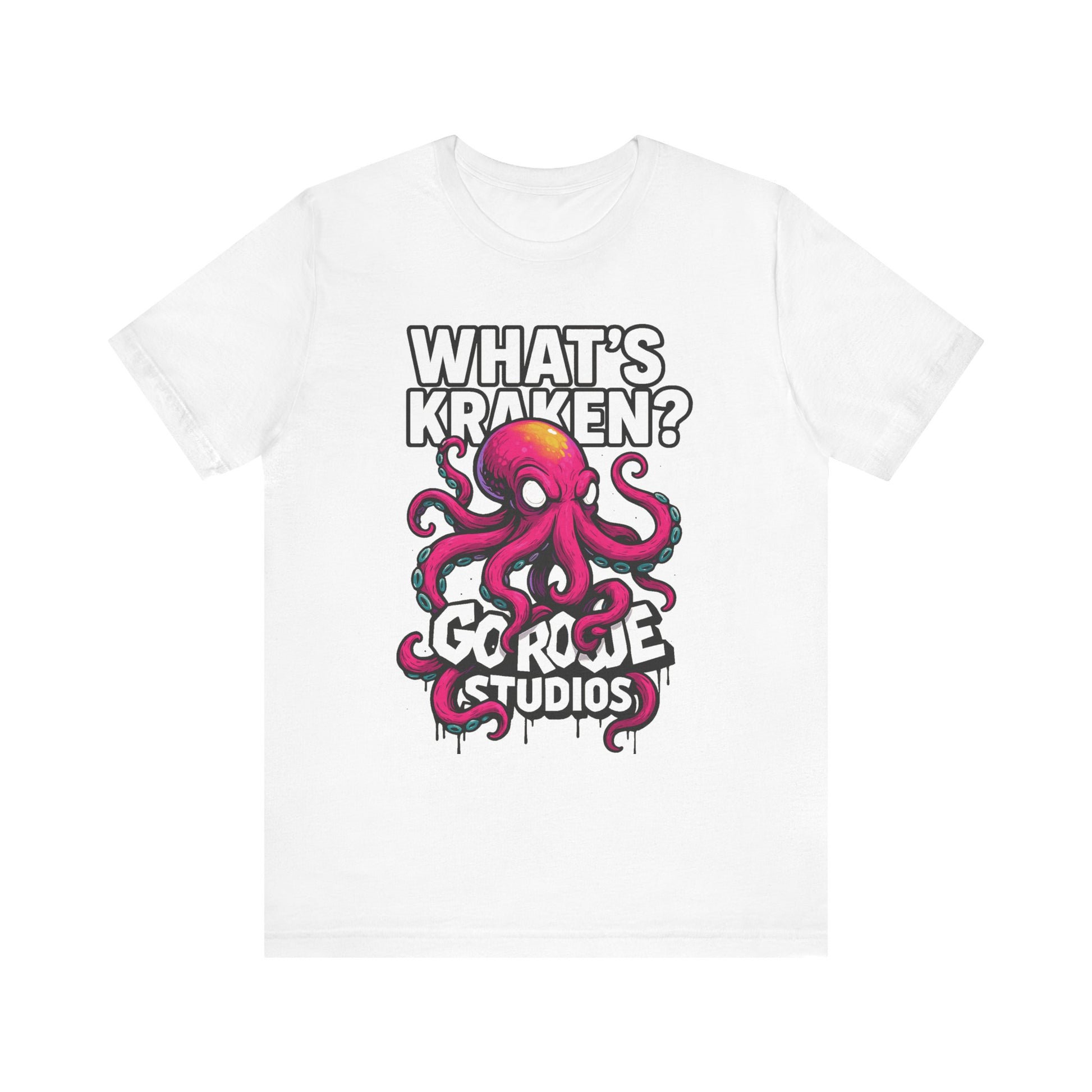 What's Kraken? Unisex Octopus Tee, Funny Shirt, Unique Gift for Ocean Lovers, Birthday, Beachwear, Casual Style, Marine Life