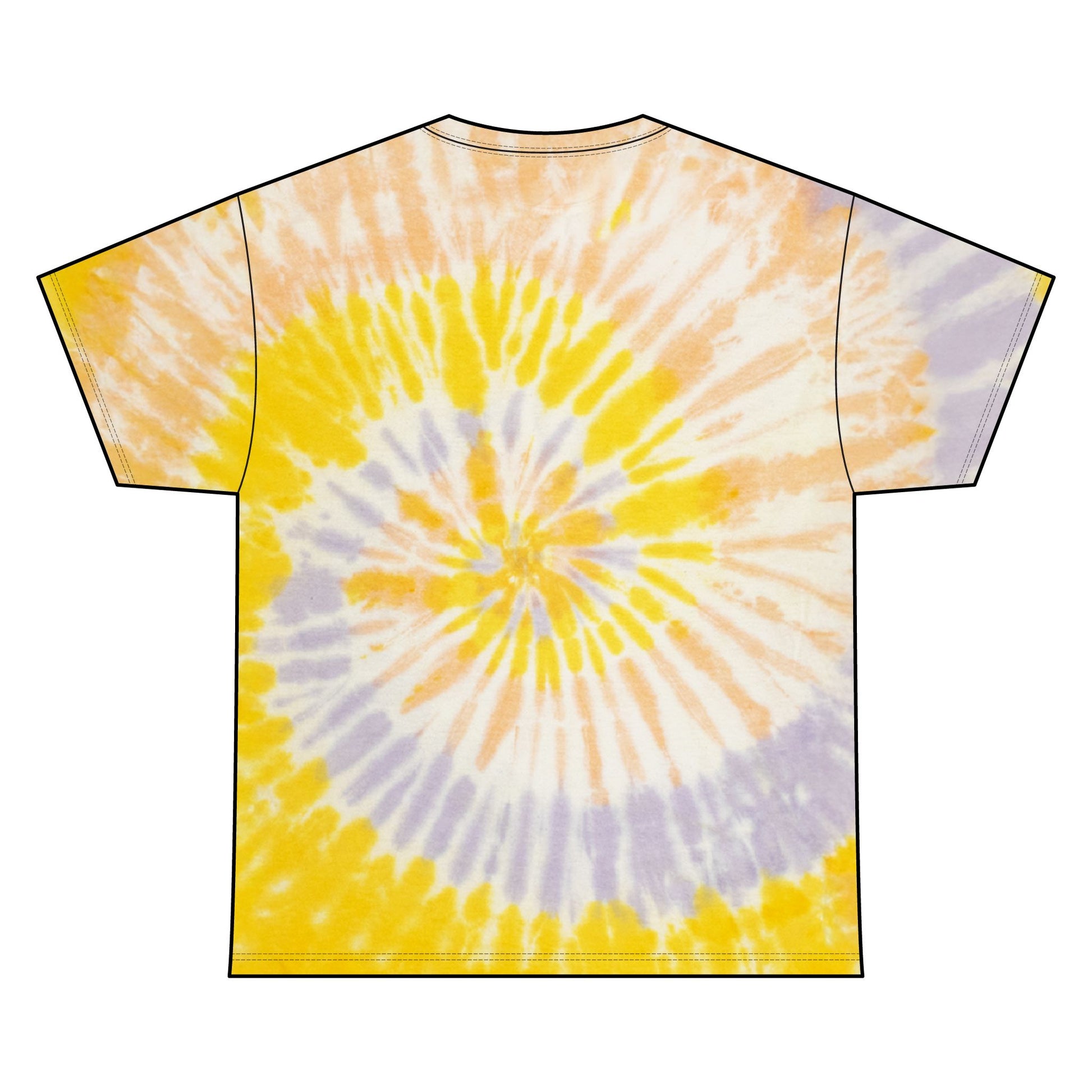 Retro Tie Dye Graphic Tee, Go Rogue Cotton T-Shirt, Colorful Unisex Shirt, Casual Summer Wear, Festival Clothing, Edgy Streetwear