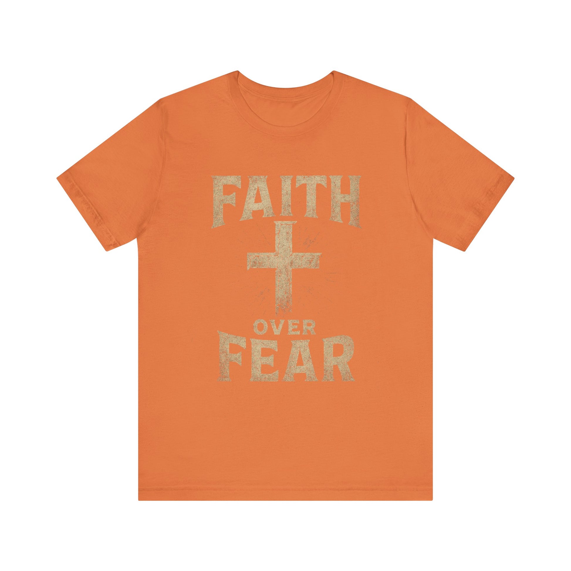 Faith Over Fear Tee, Inspirational Shirt, Christian Apparel, Everyday Wear, Gift for Believers, Faith-Based Clothing