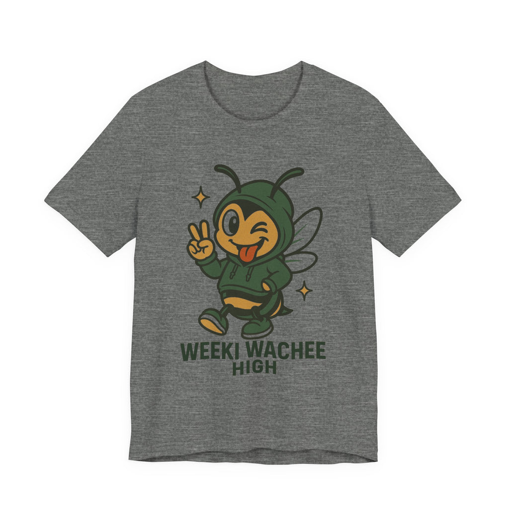 Weeki Wachee High Bee Graphic Tee, Unisex T-Shirt, Fun School Spirit Wear, Cute Casual Top, Gift for Students, Summer Vibes