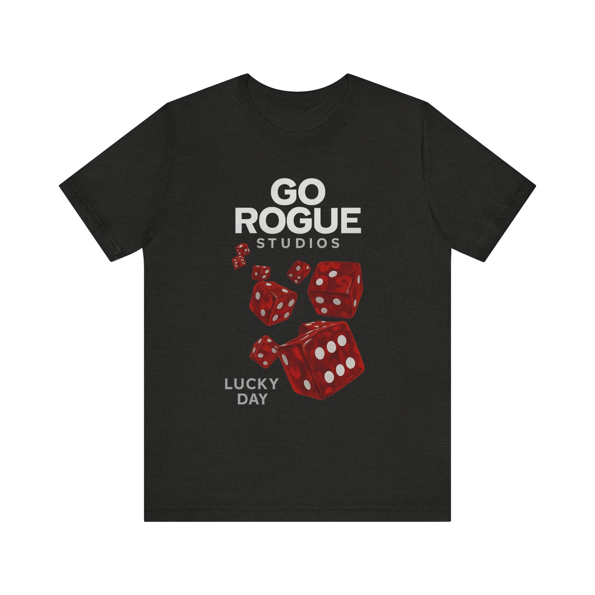 Lucky Day Dice Tee, Unisex Dice T-Shirt, Casual Game Night Shirt, Gamer Gift, Fun Lucky Everyday Wear