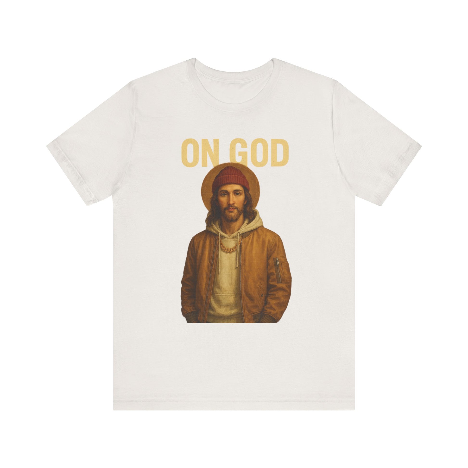 ON GOD Graphic Unisex Tee, Casual Everyday Shirt, Christian Humor Apparel, Gift for Believers, Trendy Streetwear