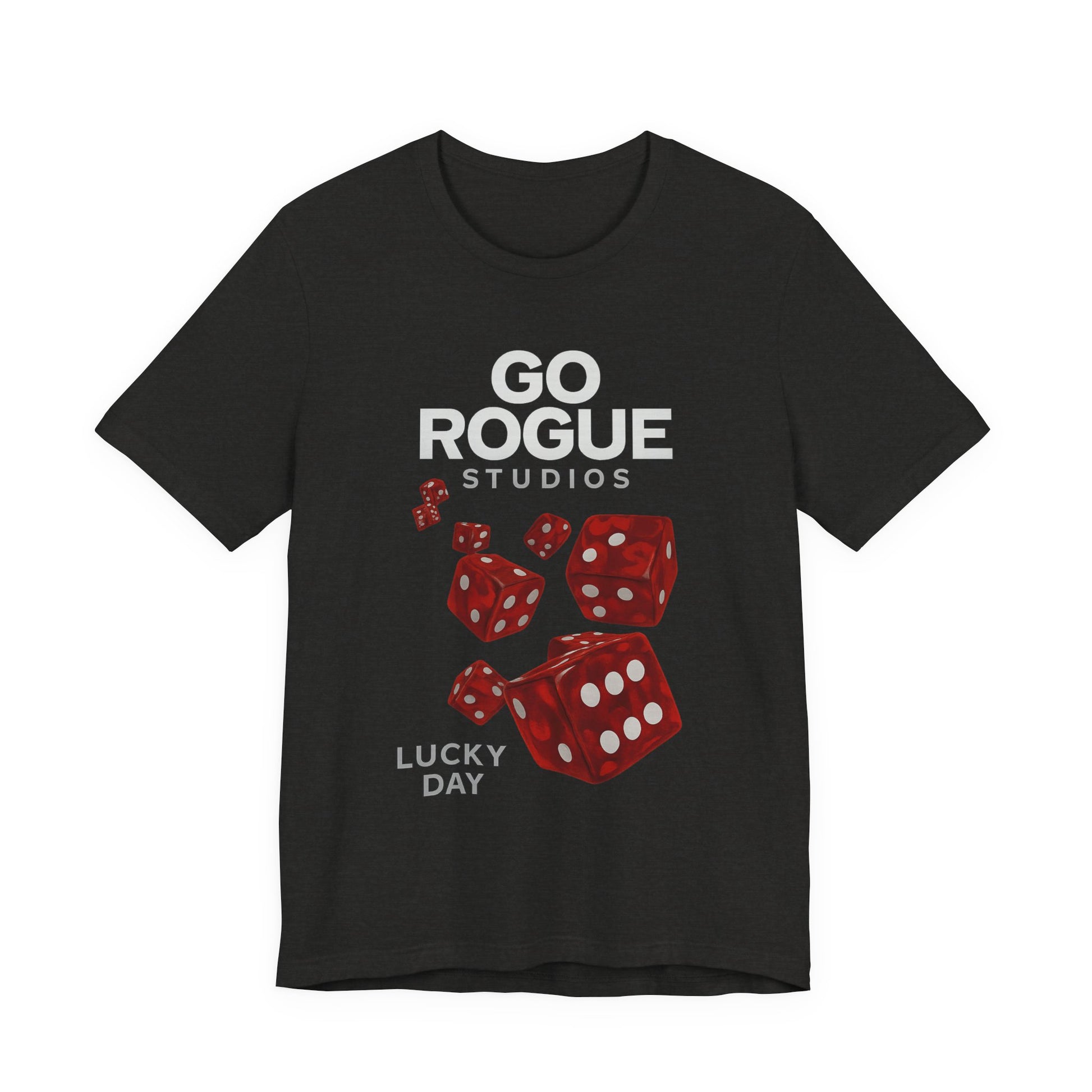 Lucky Day Dice Tee, Unisex Dice T-Shirt, Casual Game Night Shirt, Gamer Gift, Fun Lucky Everyday Wear