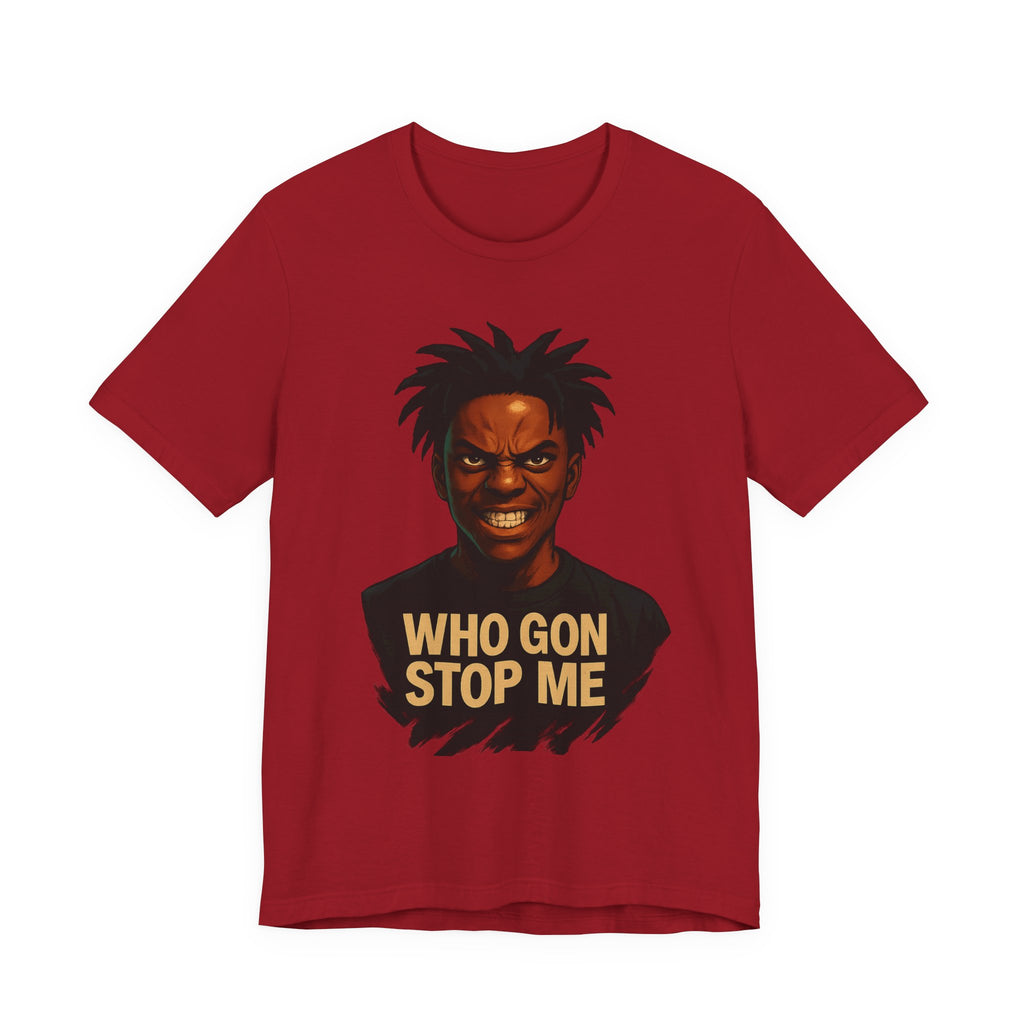 Ishowspeed Tee Bold Statement Tee - Who Gon Stop Me? - Unisex Jersey Short Sleeve, Perfect for Expressing Yourself, Casual Wear, Gifts for Friends, [...]