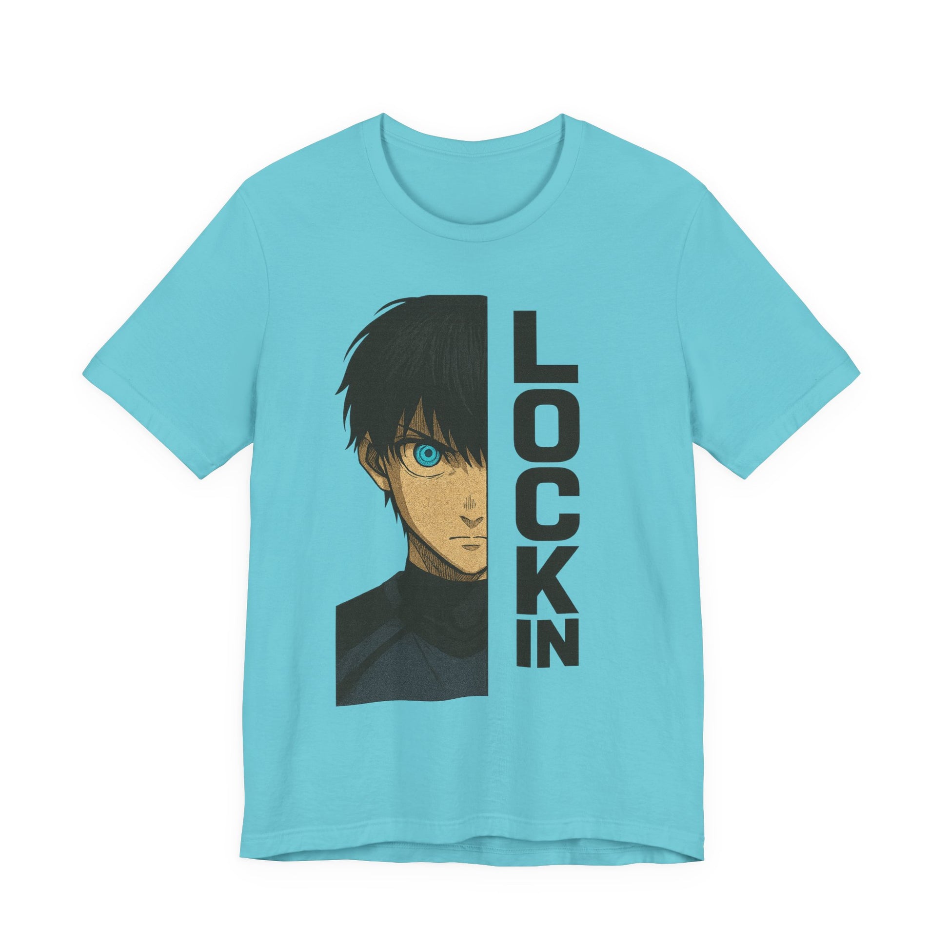 Lock In Unisex Tee, Casual Tee, Graphic T-Shirt, Gift for Fans, Anime Merch, Everyday Wear
