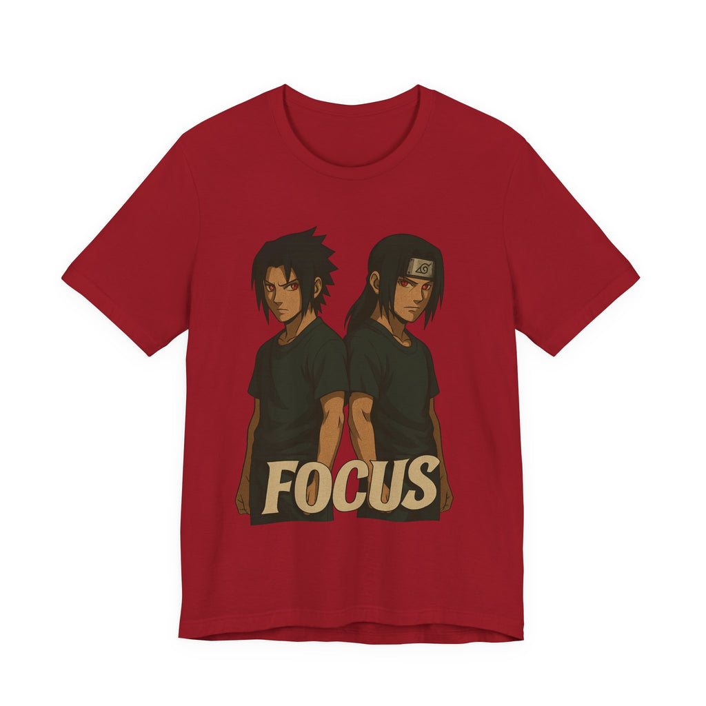Focus Unisex Jersey Tee, Anime Shirt, Pop Culture Apparel, Gift for Fans, Casual Wear, Graphic Tee, Every Day Comfort