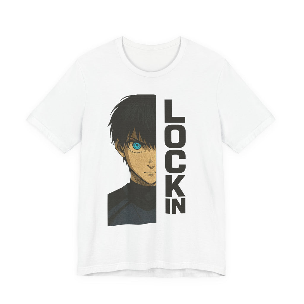 Lock In Unisex Tee, Casual Tee, Graphic T-Shirt, Gift for Fans, Anime Merch, Everyday Wear