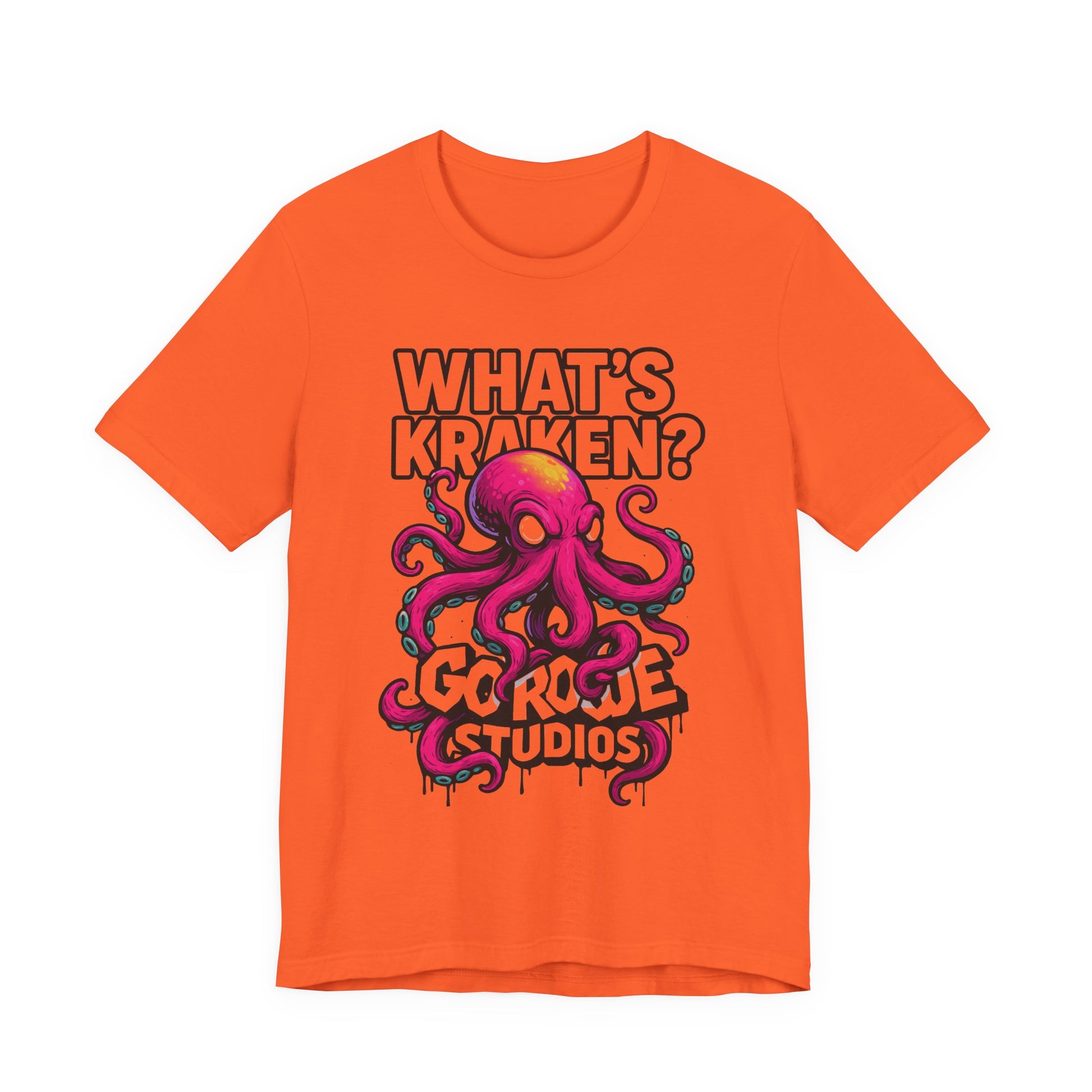 What's Kraken? Unisex Octopus Tee, Funny Shirt, Unique Gift for Ocean Lovers, Birthday, Beachwear, Casual Style, Marine Life