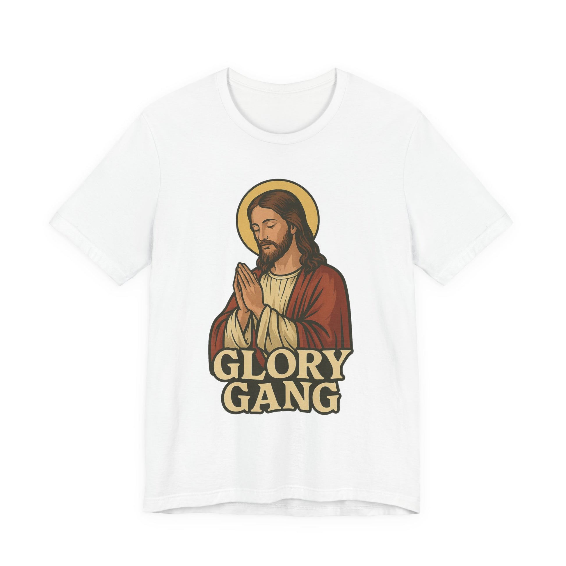 Glory Gang Jesus Tee, Faith Shirt, Christian Apparel, Unisex Graphic Tee, Religious Gift, Inspirational Wear