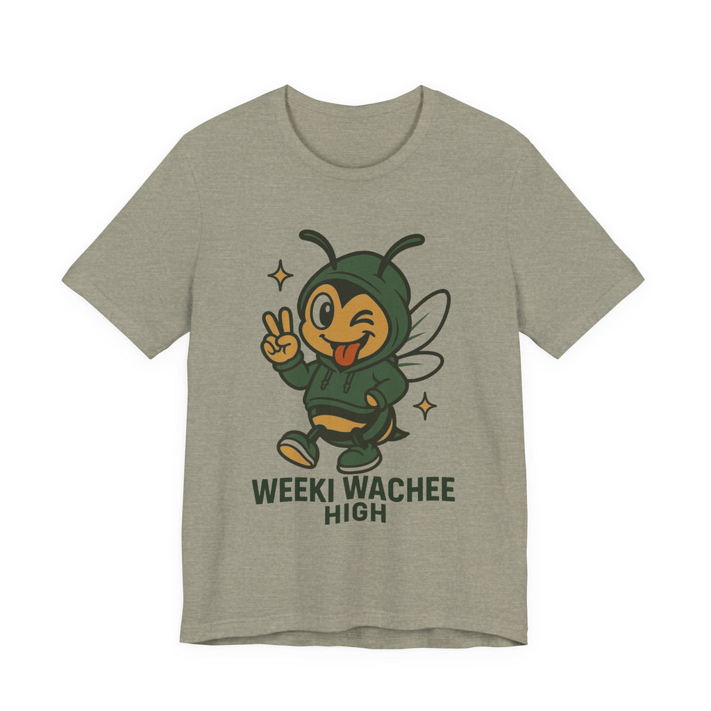 Weeki Wachee High Bee Graphic Tee, Unisex T-Shirt, Fun School Spirit Wear, Cute Casual Top, Gift for Students, Summer Vibes