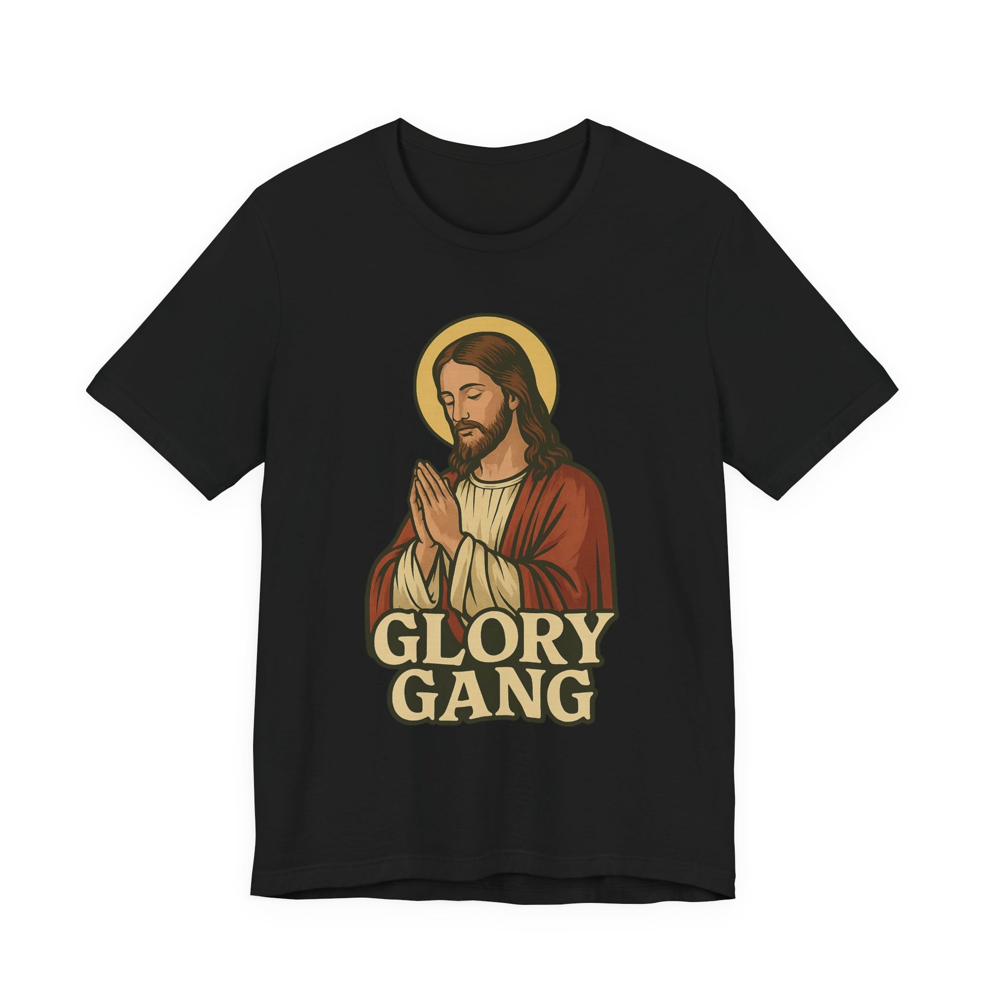 Glory Gang Jesus Tee, Faith Shirt, Christian Apparel, Unisex Graphic Tee, Religious Gift, Inspirational Wear