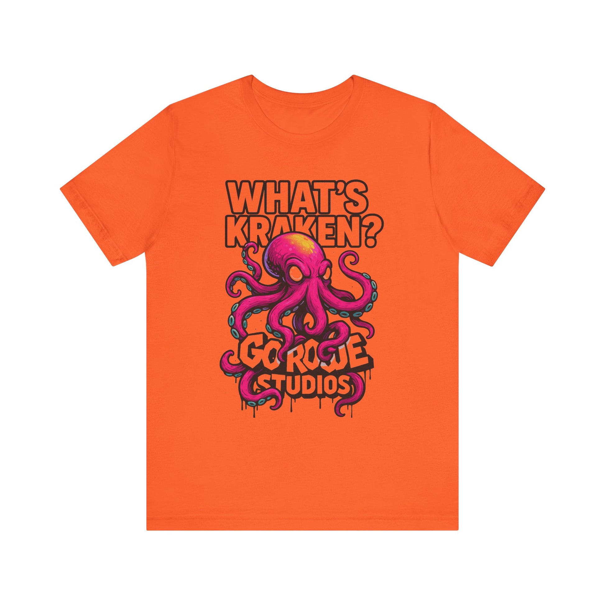 What's Kraken? Unisex Octopus Tee, Funny Shirt, Unique Gift for Ocean Lovers, Birthday, Beachwear, Casual Style, Marine Life