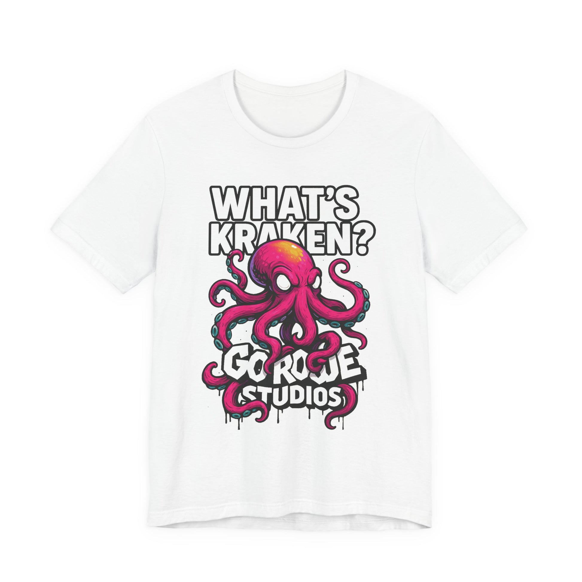 What's Kraken? Unisex Octopus Tee, Funny Shirt, Unique Gift for Ocean Lovers, Birthday, Beachwear, Casual Style, Marine Life