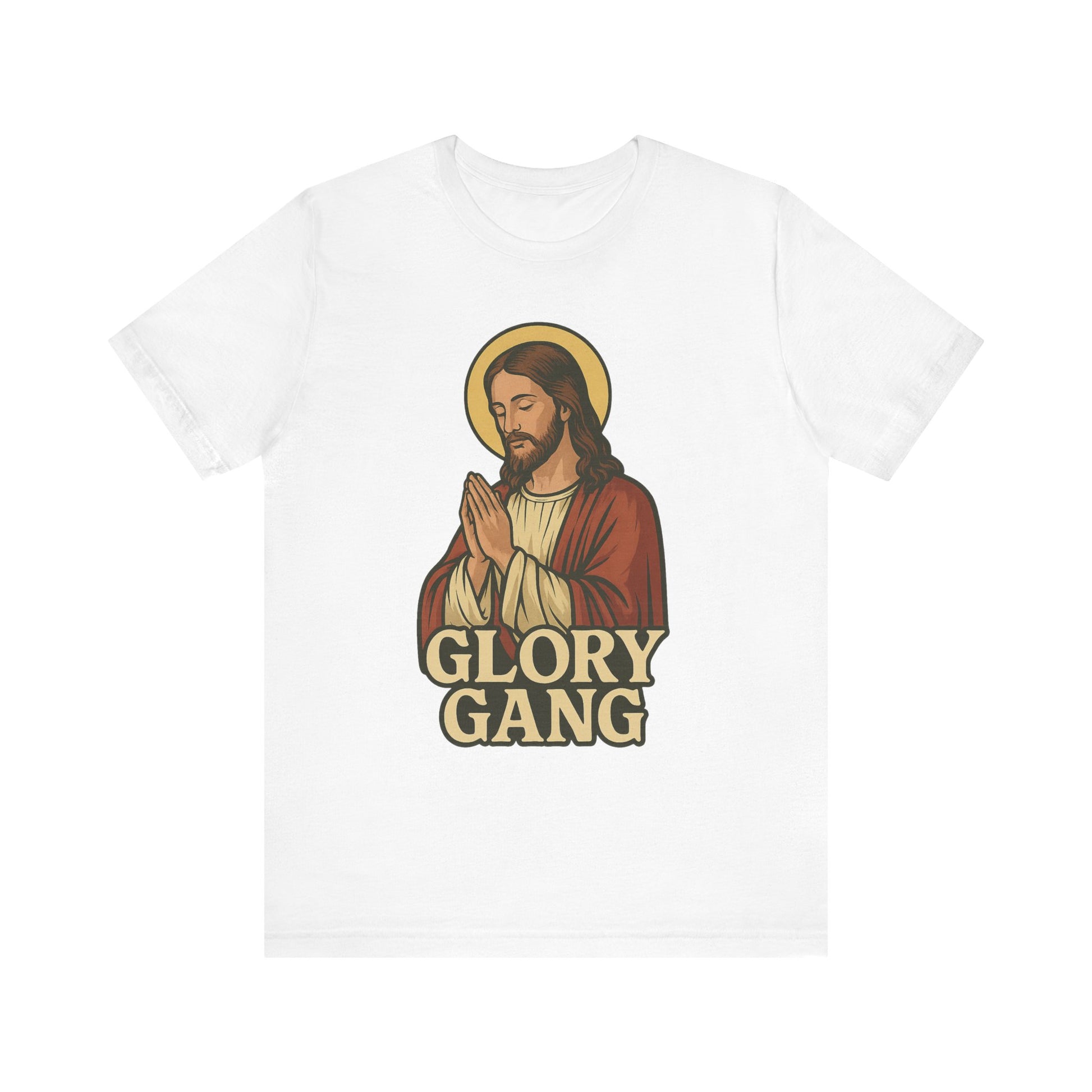 Glory Gang Jesus Tee, Faith Shirt, Christian Apparel, Unisex Graphic Tee, Religious Gift, Inspirational Wear
