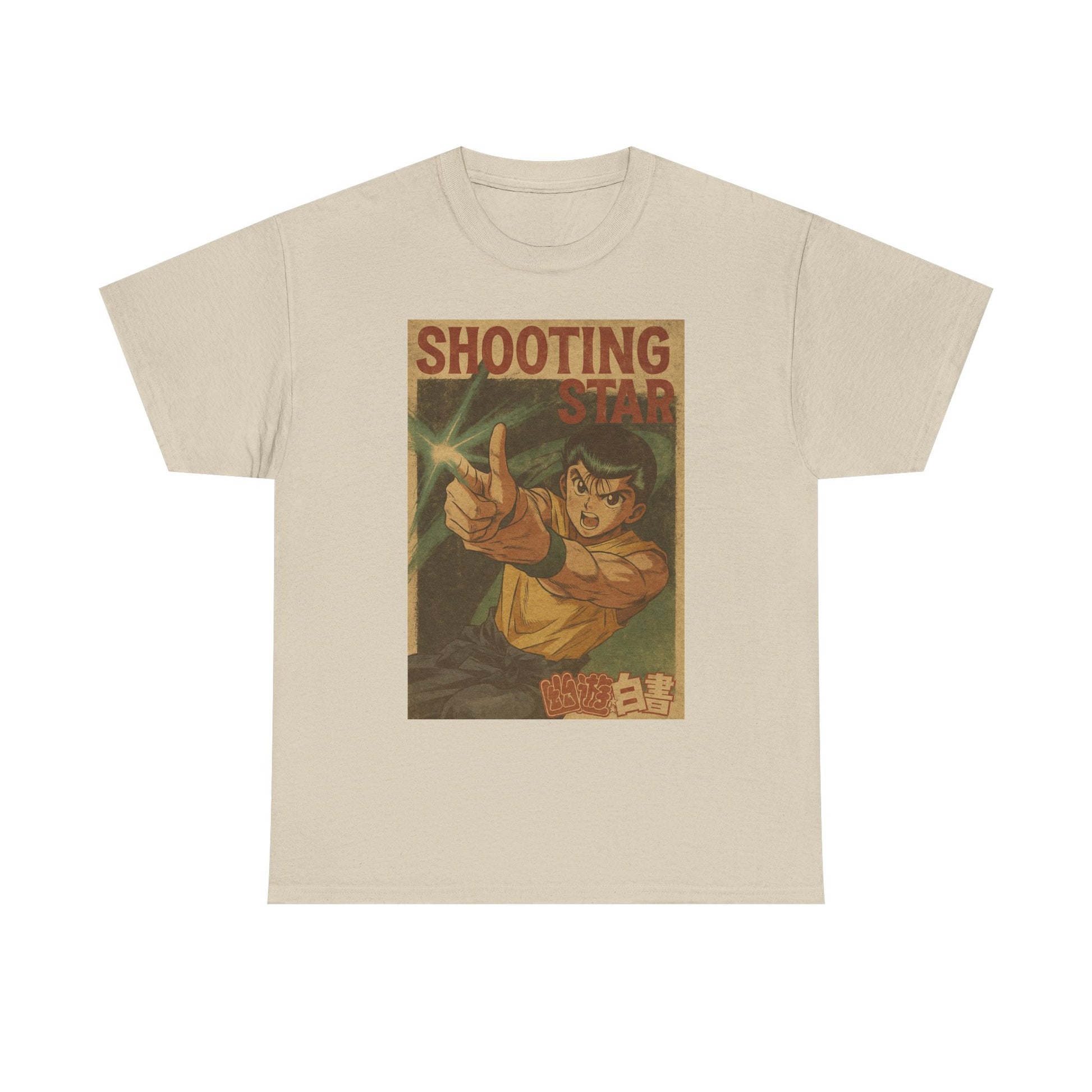 Vintage Shooting Star Tee, Unisex Cotton T-Shirt, Anime Graphic Tee, Casual Wear, Perfect Gift for Fans