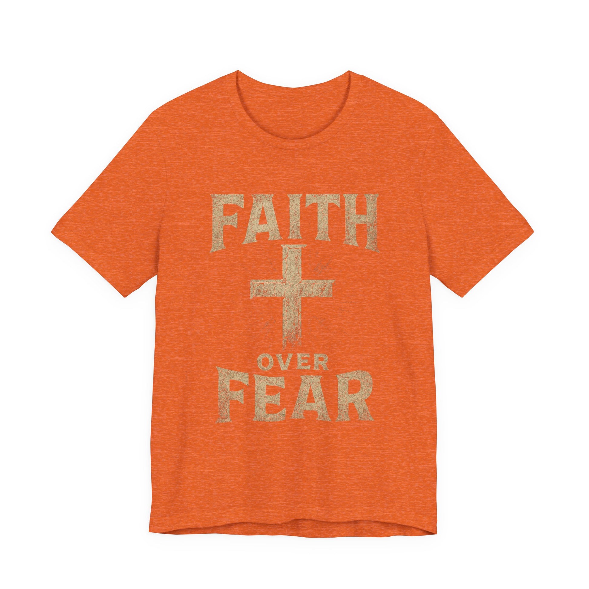 Faith Over Fear Tee, Inspirational Shirt, Christian Apparel, Everyday Wear, Gift for Believers, Faith-Based Clothing