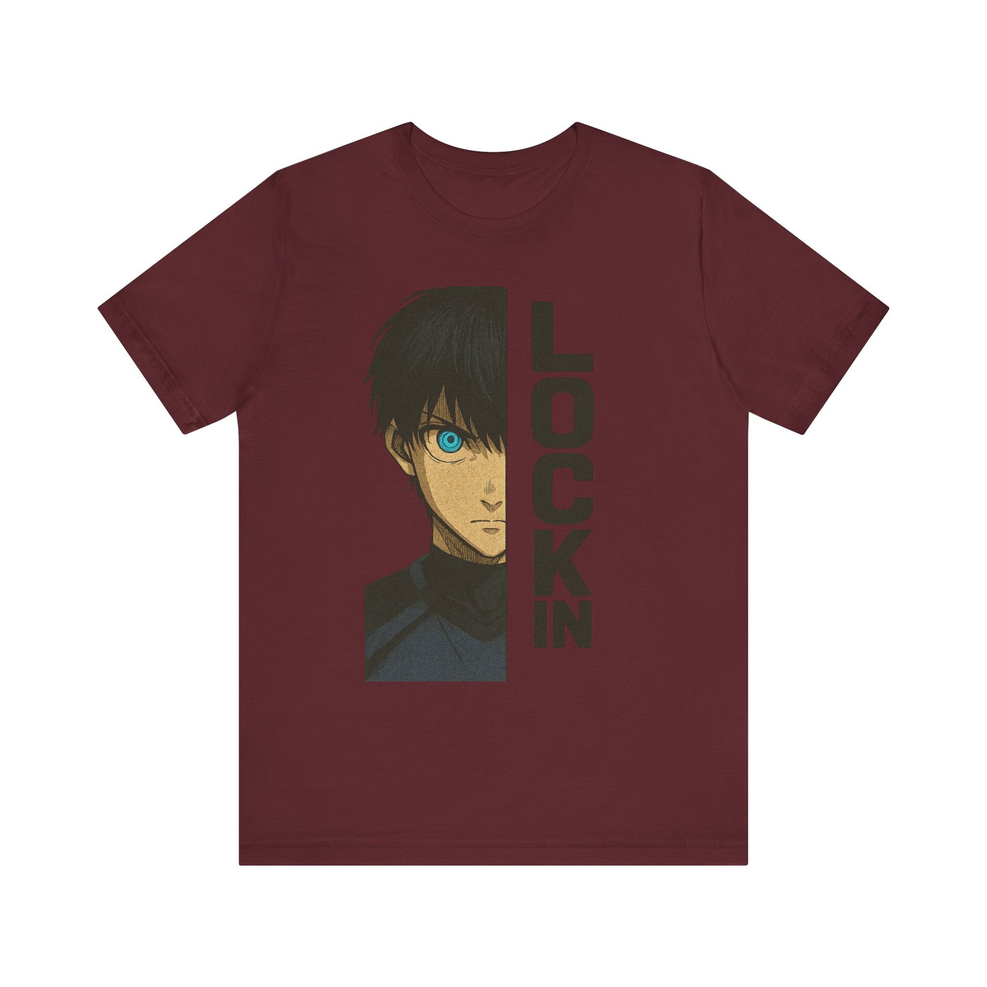 Lock In Unisex Tee, Casual Tee, Graphic T-Shirt, Gift for Fans, Anime Merch, Everyday Wear