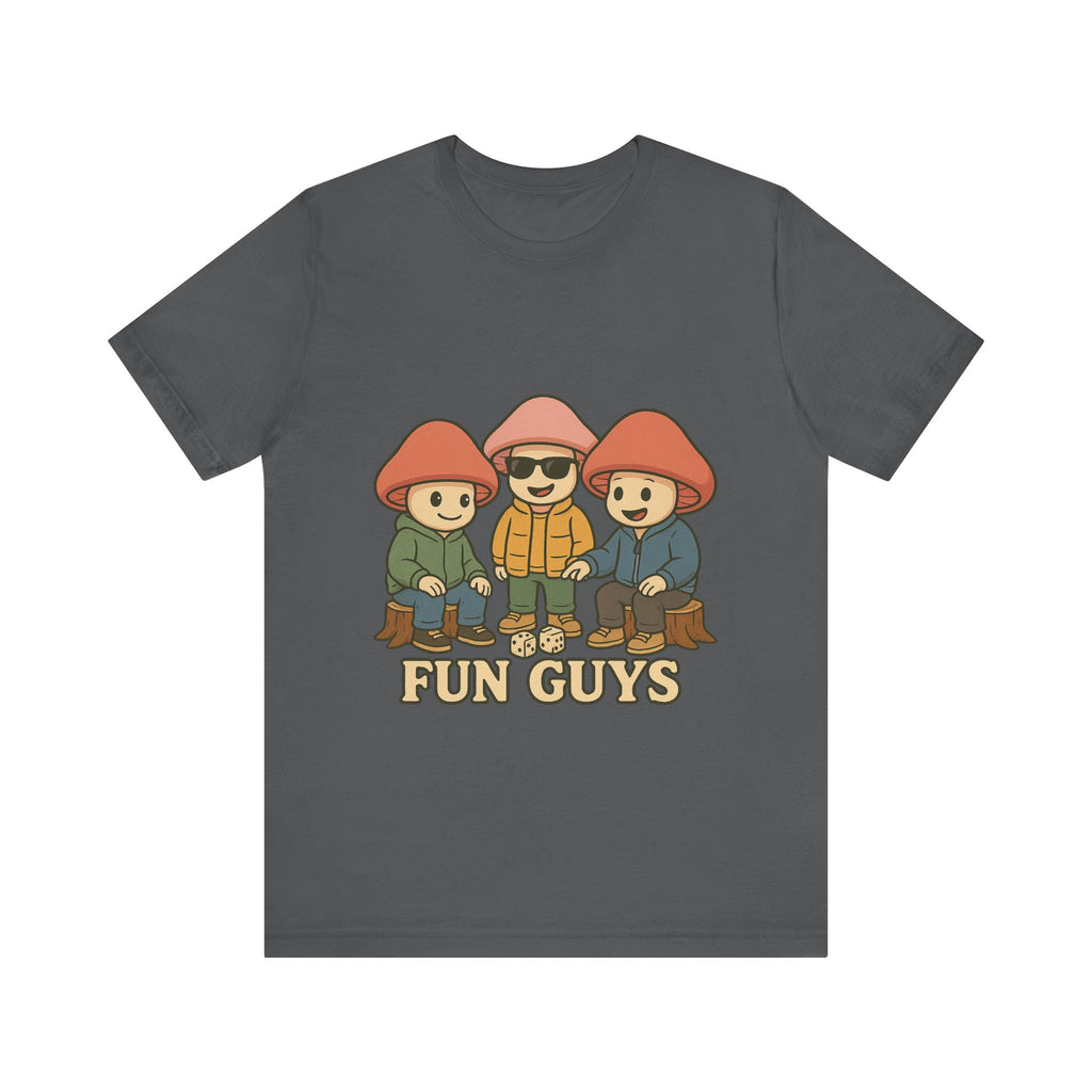 "Fun Guys" Unisex Tee - Whimsical Mushroom Graphic Shirt, Perfect for Nature Lovers, Gifts for Friends, Casual Wear, Mushroom [...]