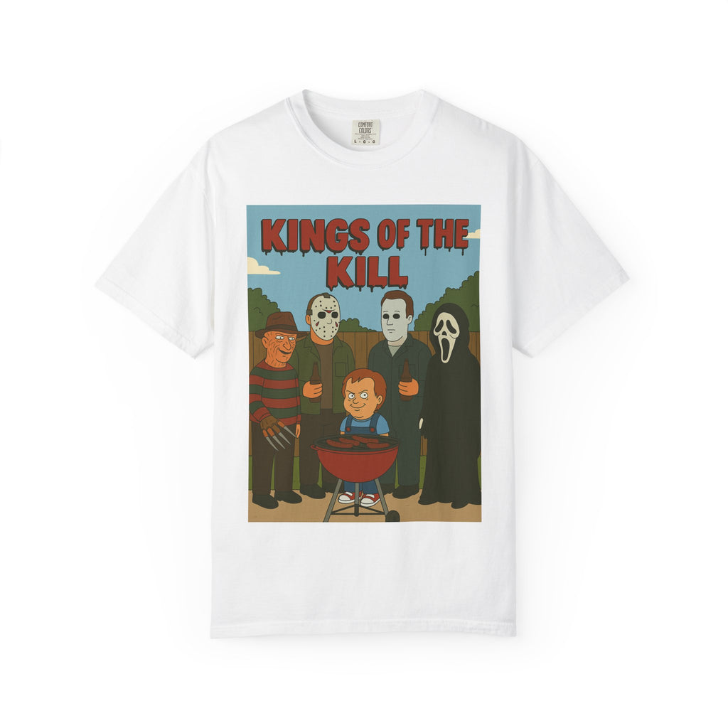 Fun Horror-Themed Unisex T-Shirt, Kings of the Kill Graphic Tee, Halloween Costume Shirt, Movie Fan Gift, Casual Wear