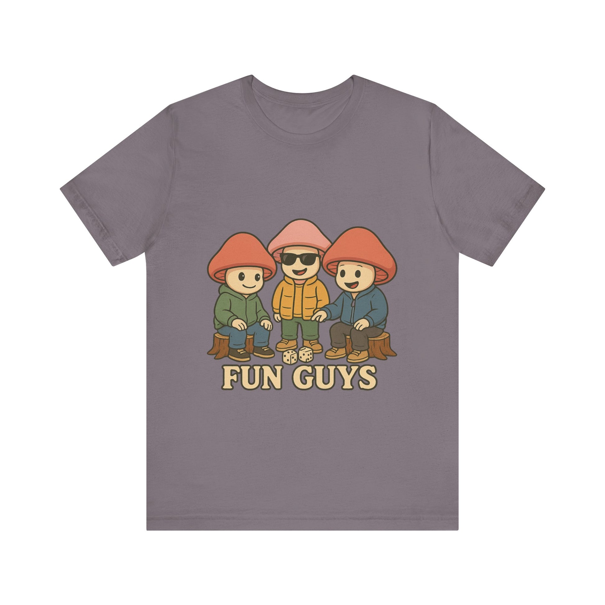 "Fun Guys" Unisex Tee - Whimsical Mushroom Graphic Shirt, Perfect for Nature Lovers, Gifts for Friends, Casual Wear, Mushroom [...]