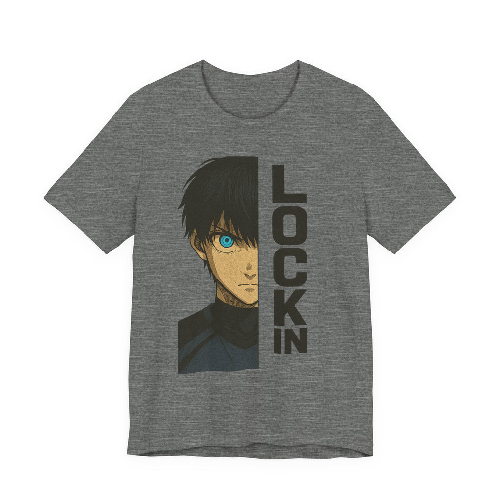 Lock In Unisex Tee, Casual Tee, Graphic T-Shirt, Gift for Fans, Anime Merch, Everyday Wear