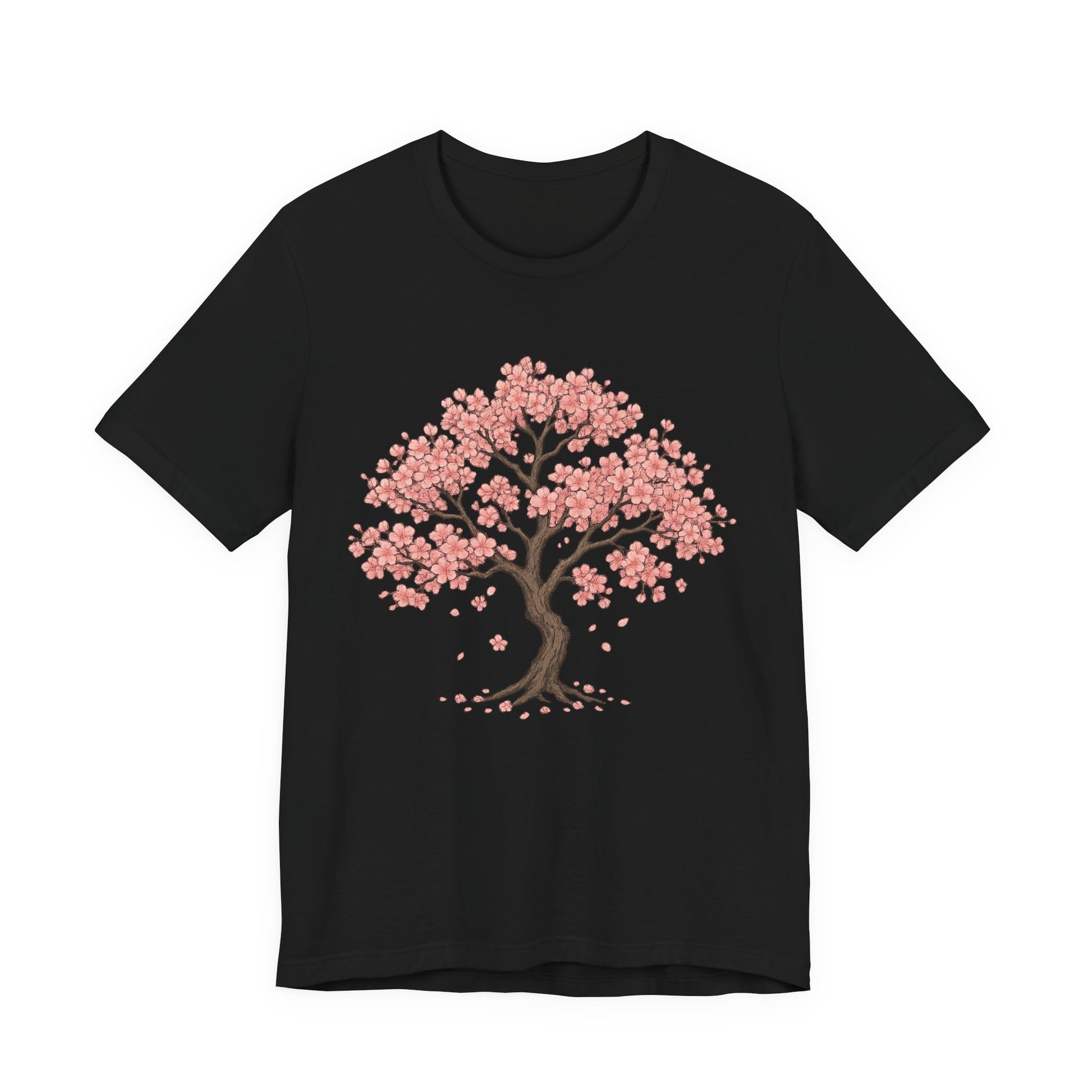 Cherry Blossom Tree Unisex Tee, Nature Lover Shirt, Spring Apparel, Gift for Her, Casual Wear, Eco-Friendly Clothing