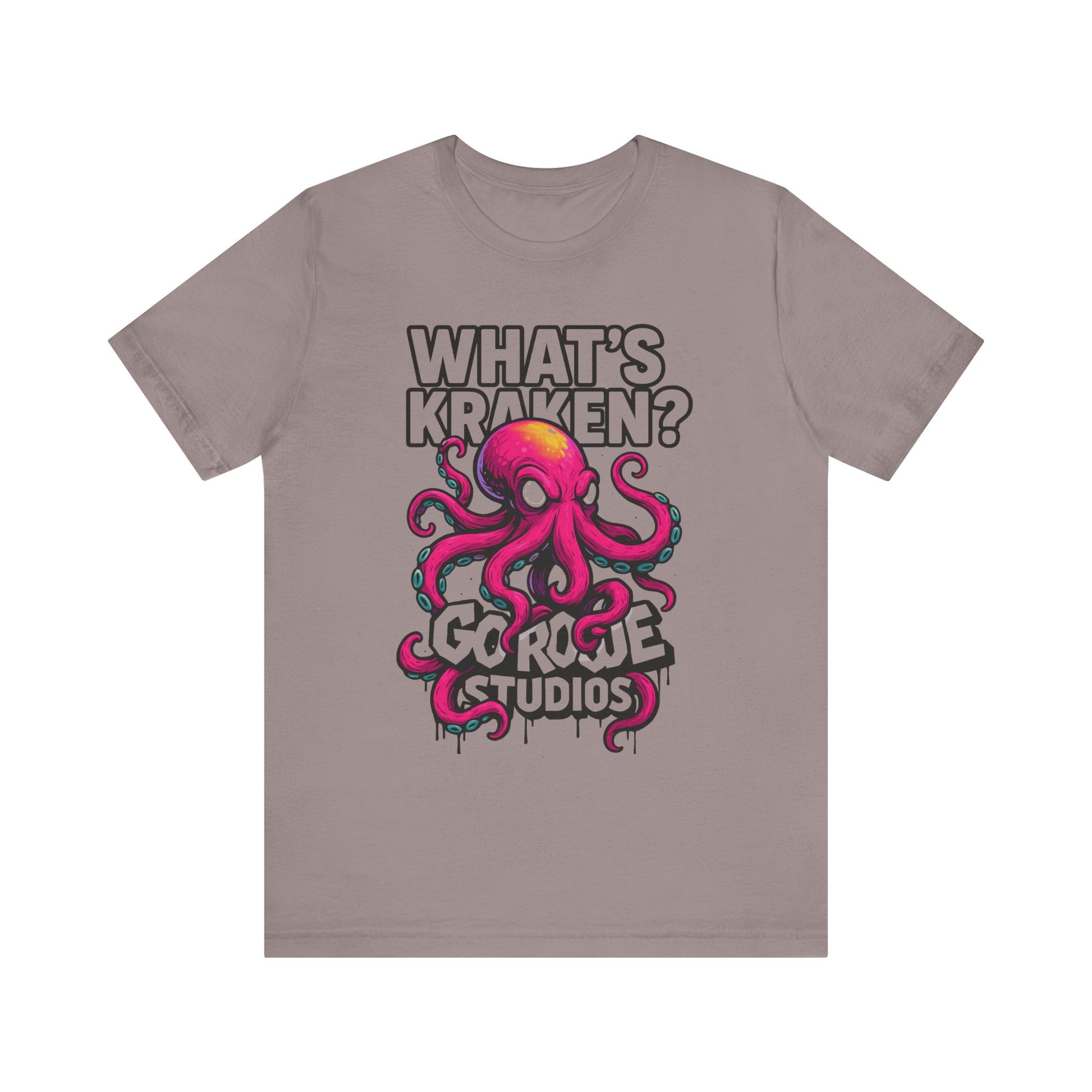 What's Kraken? Unisex Octopus Tee, Funny Shirt, Unique Gift for Ocean Lovers, Birthday, Beachwear, Casual Style, Marine Life