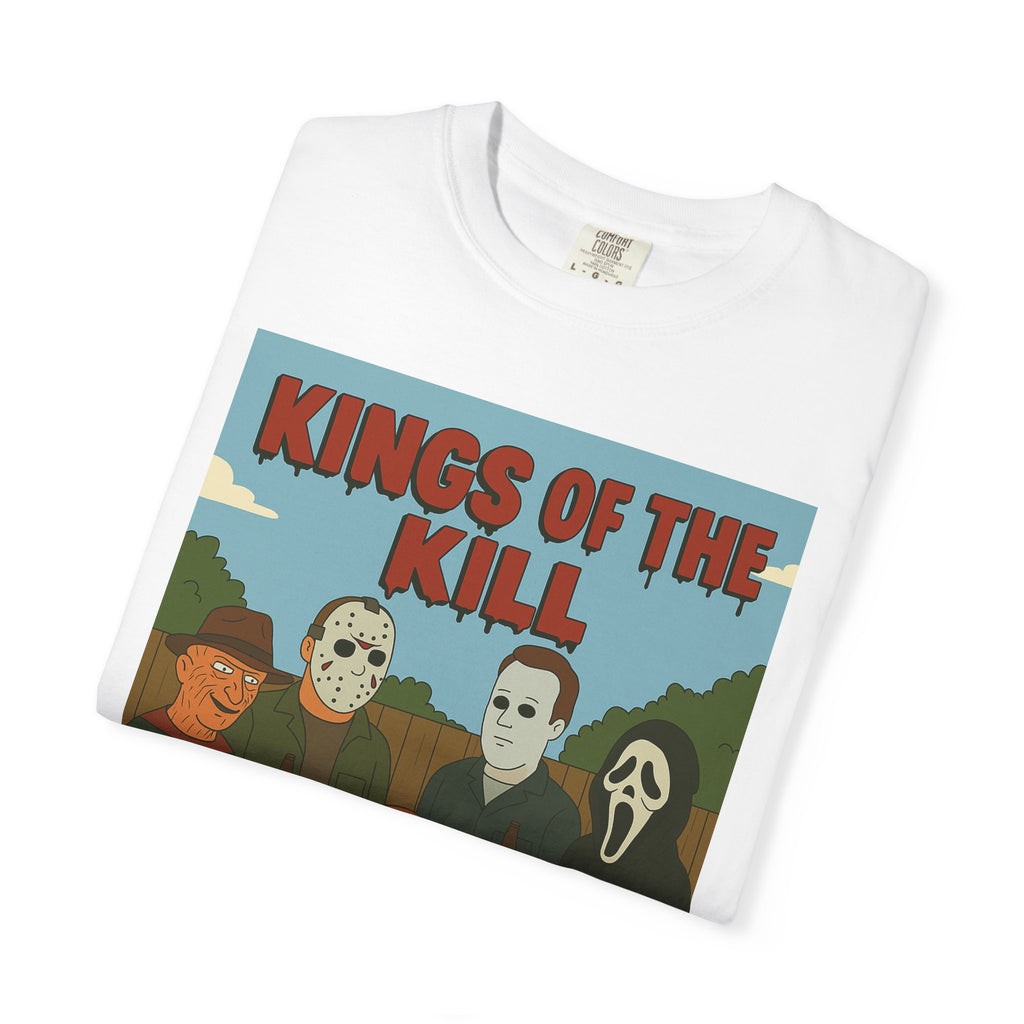 Fun Horror-Themed Unisex T-Shirt, Kings of the Kill Graphic Tee, Halloween Costume Shirt, Movie Fan Gift, Casual Wear