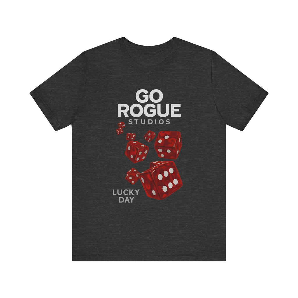Lucky Day Dice Tee, Unisex Dice T-Shirt, Casual Game Night Shirt, Gamer Gift, Fun Lucky Everyday Wear